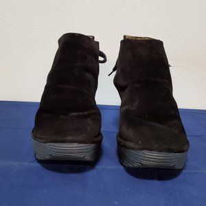 Fly London Black  Yebi Ankle Boot Size 40 US 9-9.5